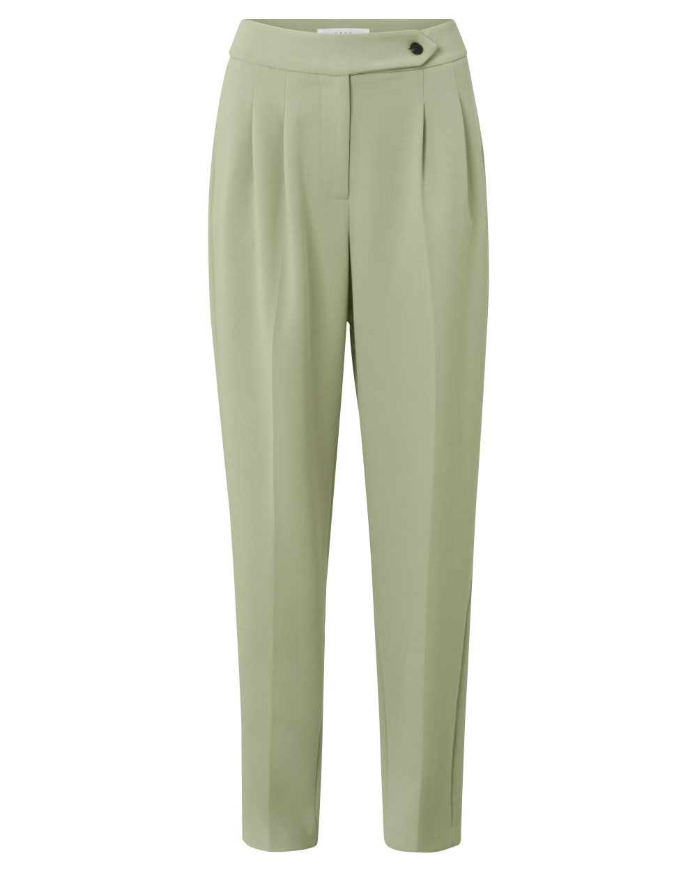 PANTALON MET HOGE TAILLE GROEN 