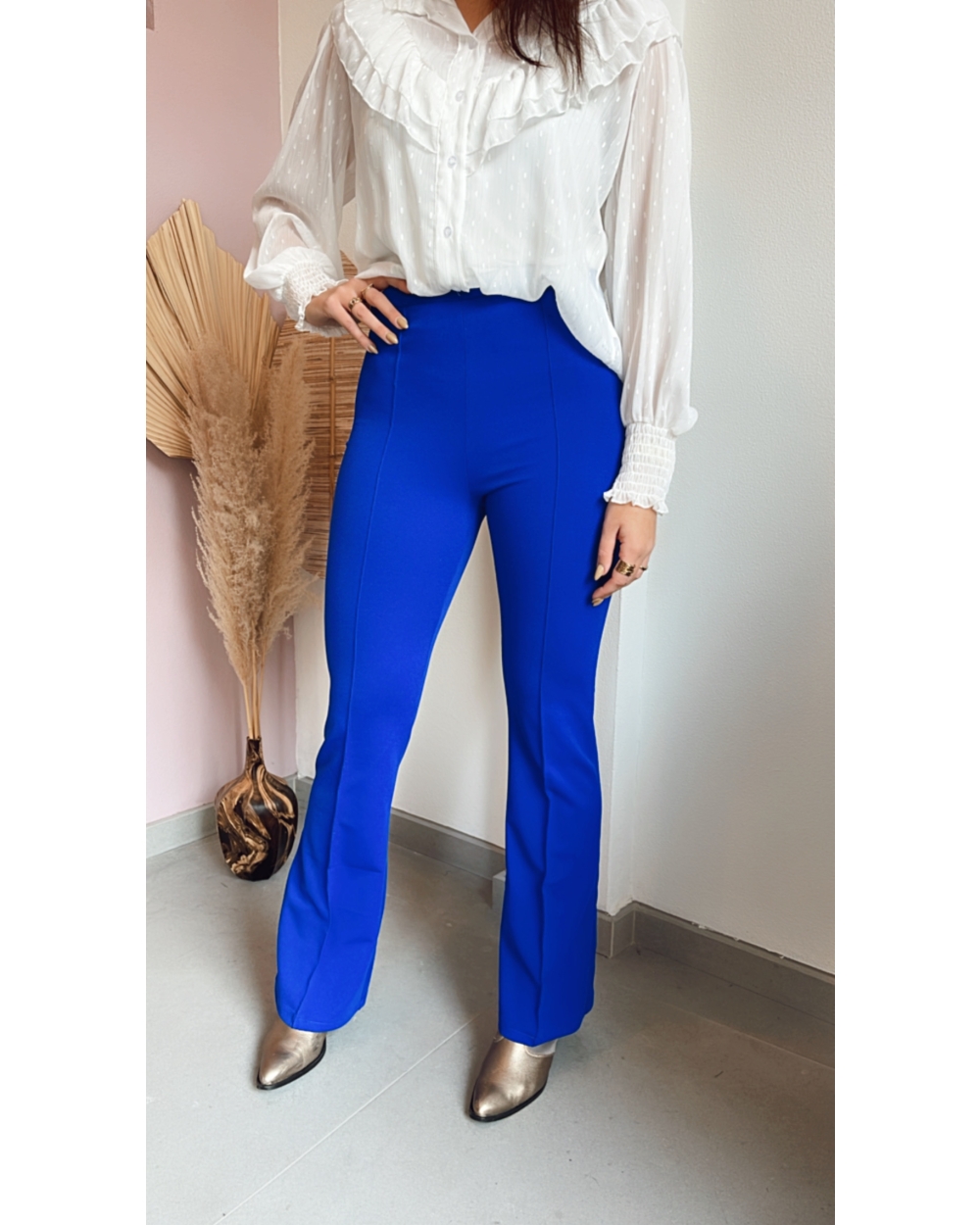 FLARED PANTALON H590 KOBALT