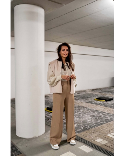 Gossip PANTALON FLEUR CAMEL