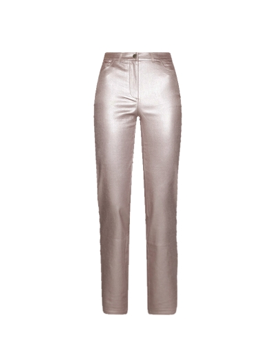 Gossip ANNE PU PANTS CHAMPAGNE METALLIC