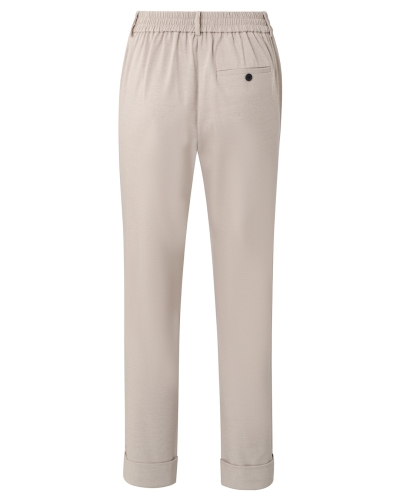 ZACHTE PANTALON BRUIN MELANGE