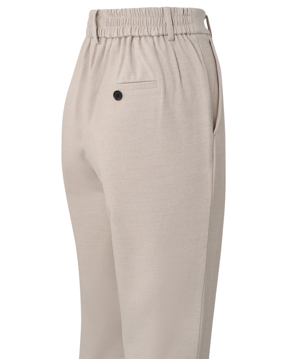 ZACHTE PANTALON BRUIN MELANGE