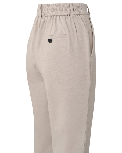 ZACHTE PANTALON BRUIN MELANGE