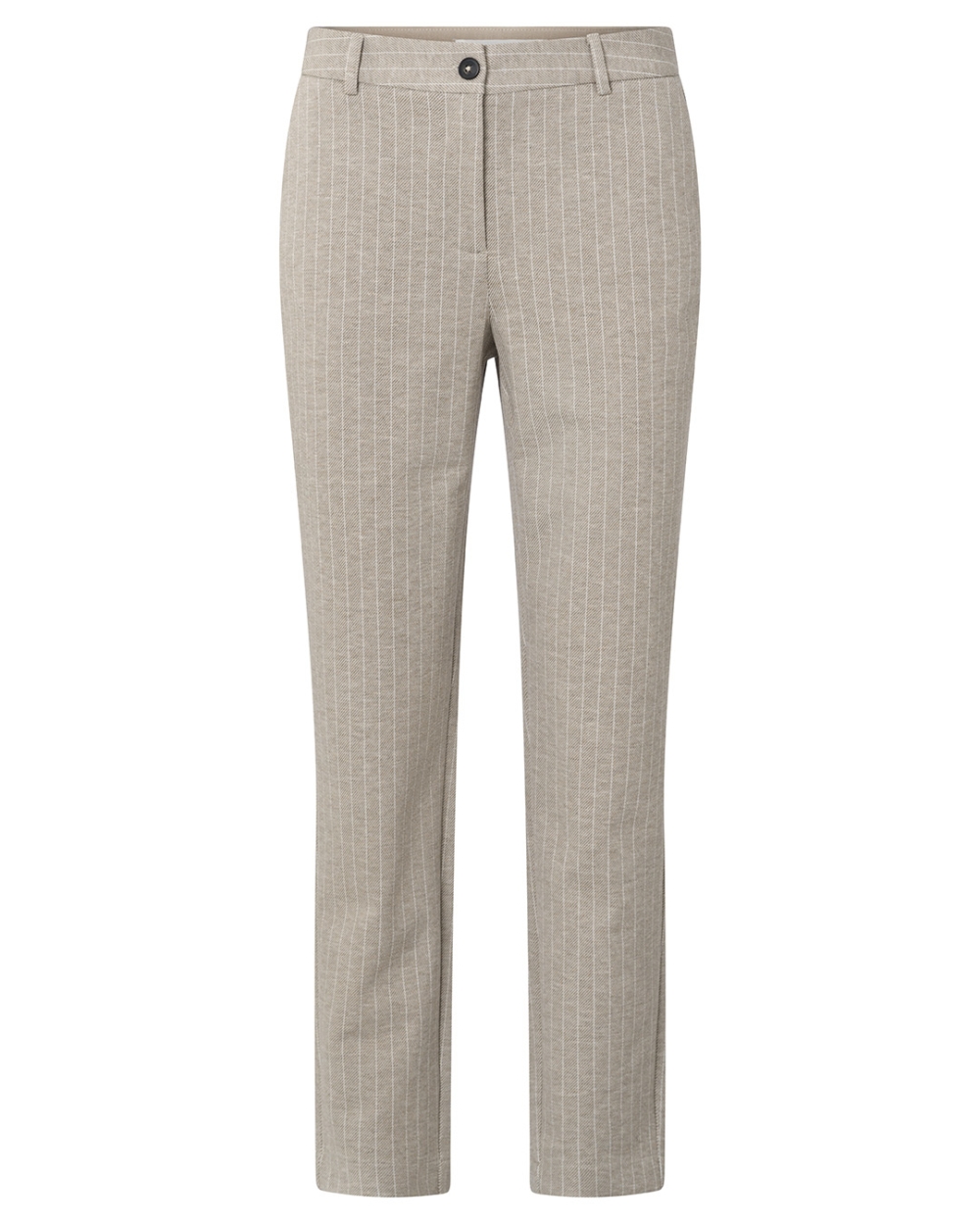PANTALON MET KRIJTSTREEP BRUIN
