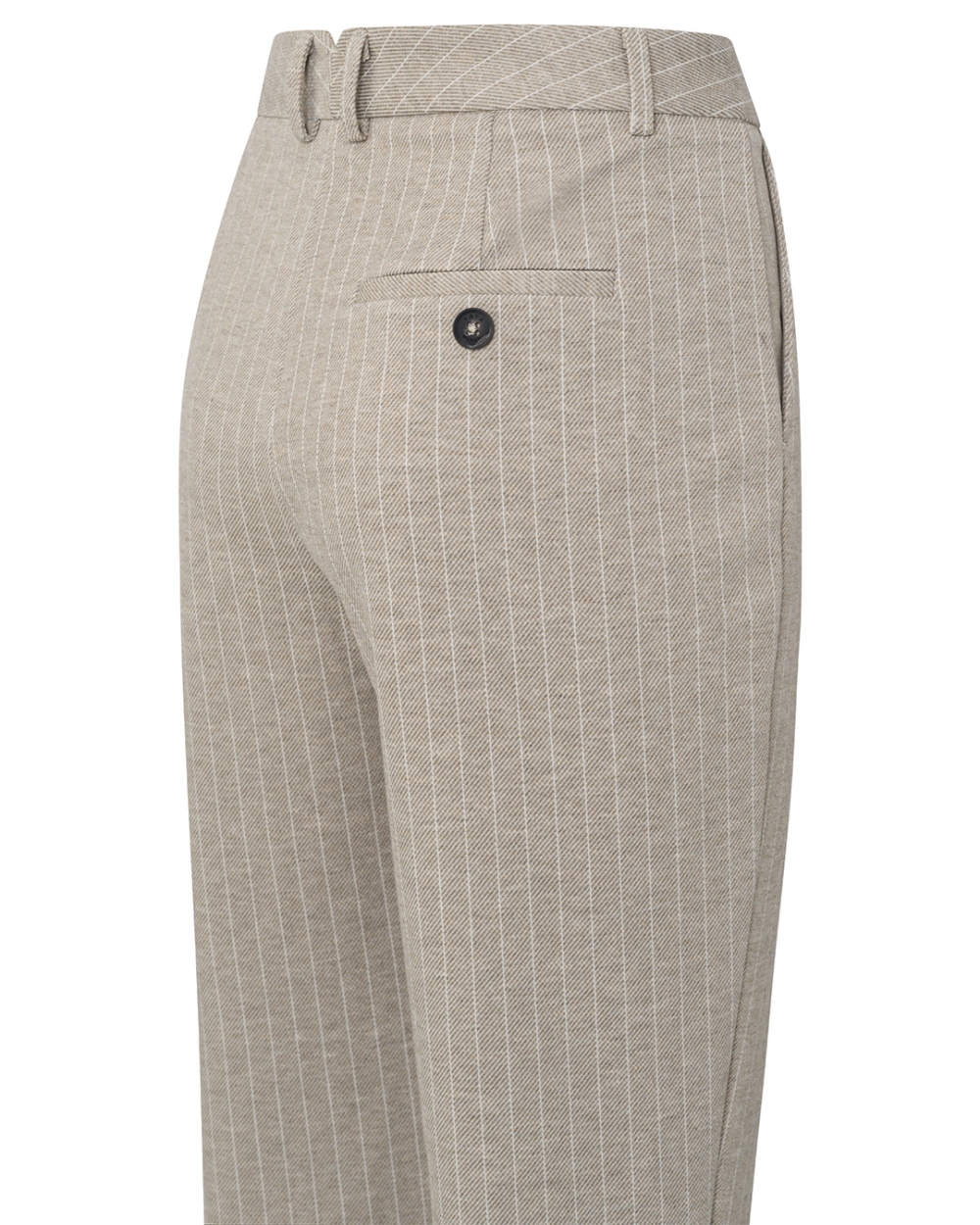 PANTALON MET KRIJTSTREEP BRUIN