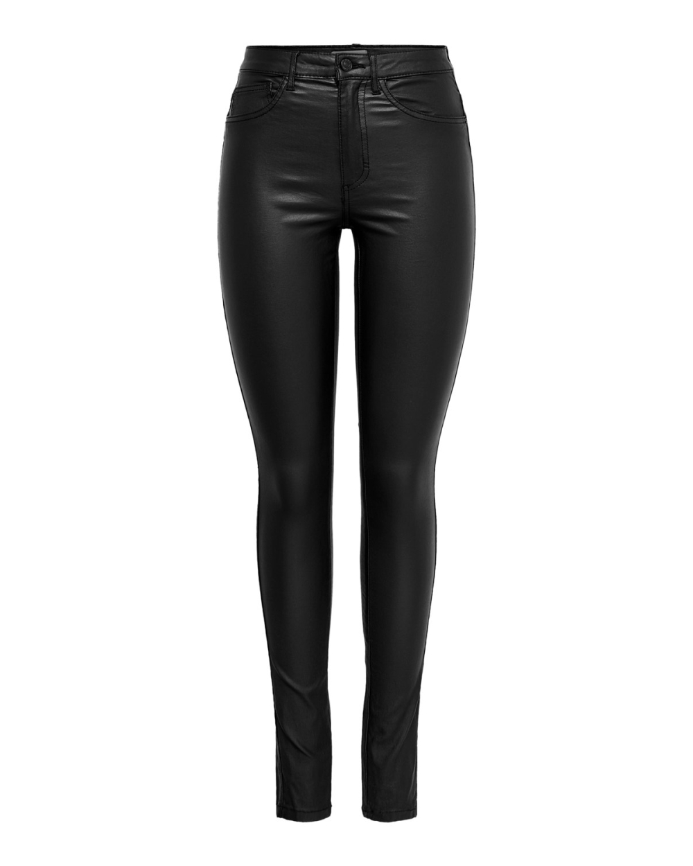 ONLROYAL HW ROCK GECOATE SKINNY JEANS ZWART