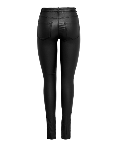 ONLROYAL HW ROCK GECOATE SKINNY JEANS ZWART