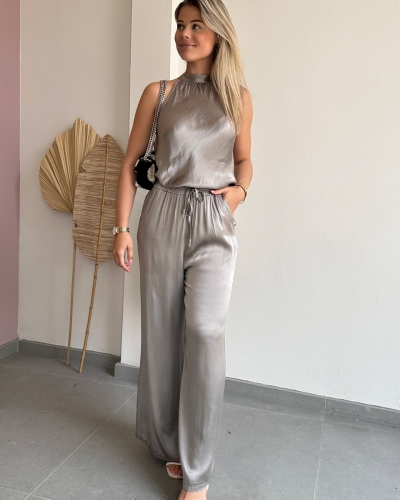 Gossip BROEK SATIJN TAUPE