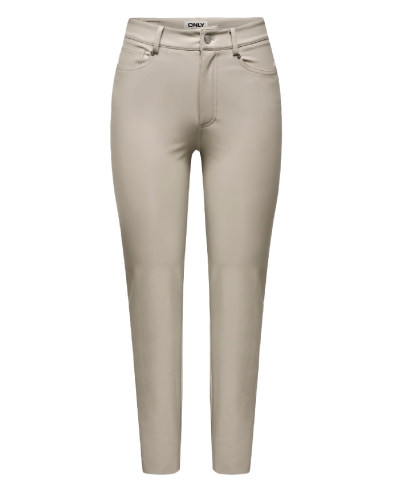 PU PANTS EMILY ECRU