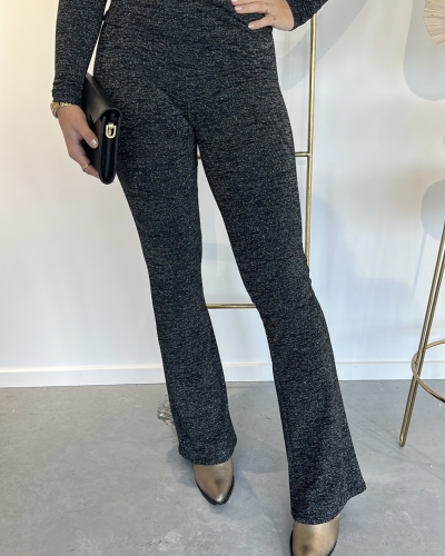 PANTALON ROMA ZWART ZILVER