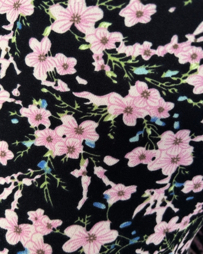 FLARED BROEK DONNA ROZE BLOEMEN