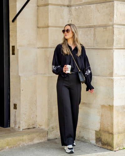 PANTALON ANNA ZWART