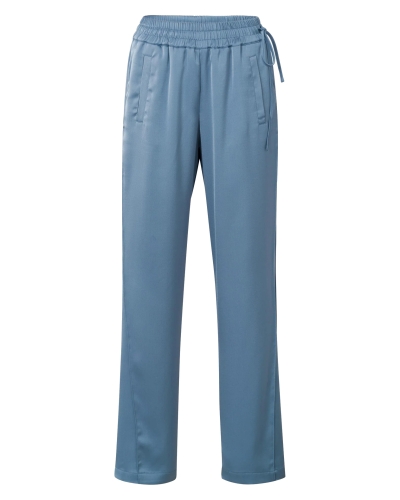 SATIJNEN BROEK BLAUW