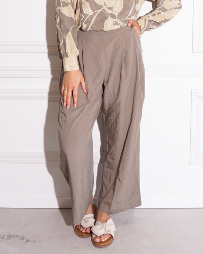 YAYA SOEPELE BROEK 7/8 LENGTE ARMY GREEN