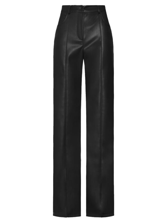 PU PANTS ZWART