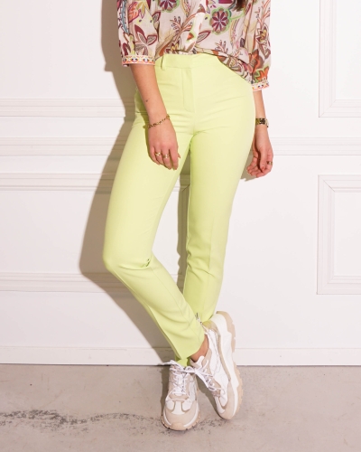 PANTALON STRAIGHT LIME