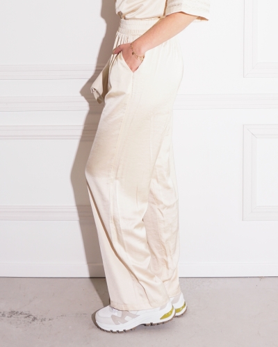 Nukus BROEK GRACE LICHT ZAND