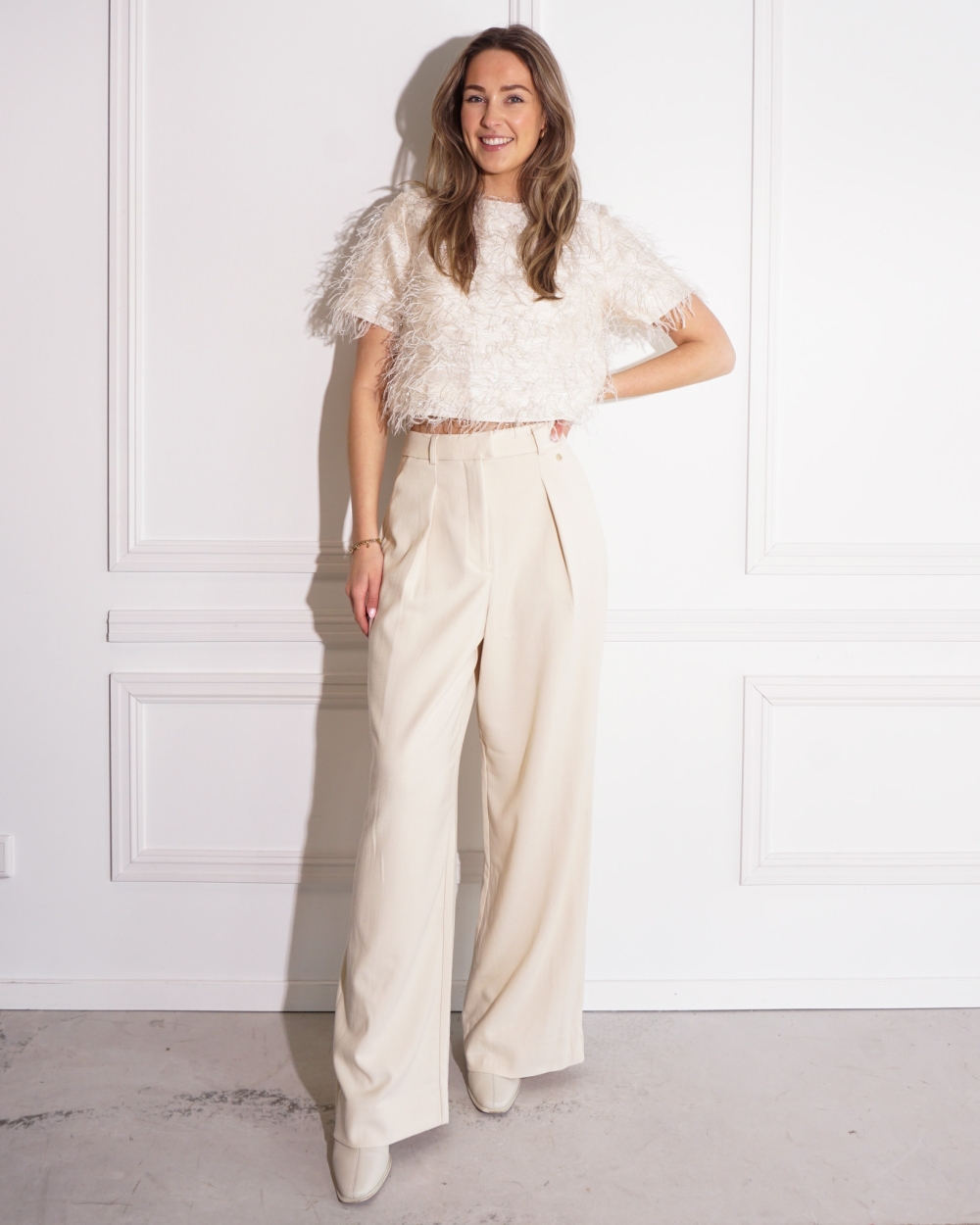 PANTALON LIA ECRU