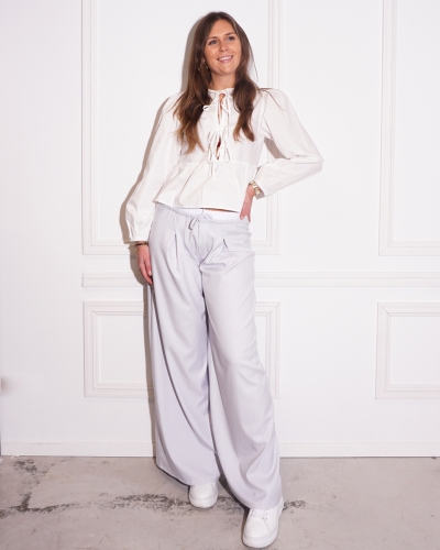 PANTALON LOU LICHTGRIJS
