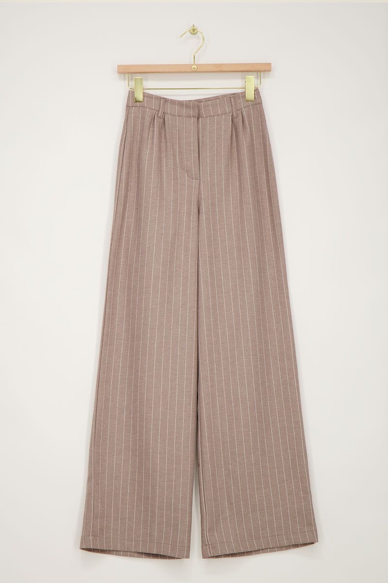 PANTALON PINSTRIPE BEIGE