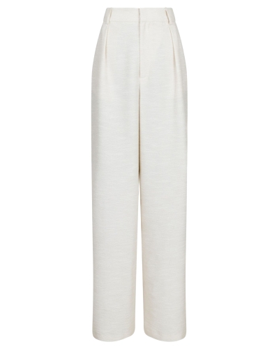 PANTALON ALESSANDRA BOUCLE ECRU