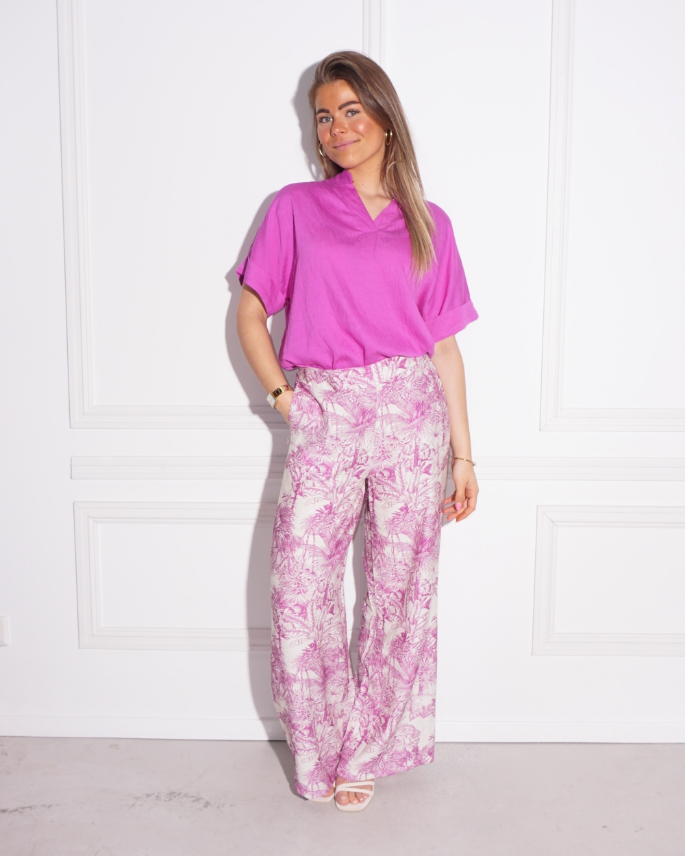 PANTALON KAYLA FUCHSIA