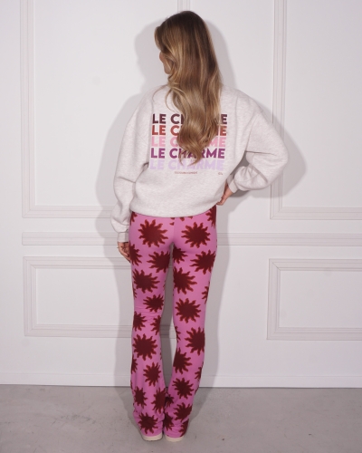 ELIN FLARED PANTS ROZE 