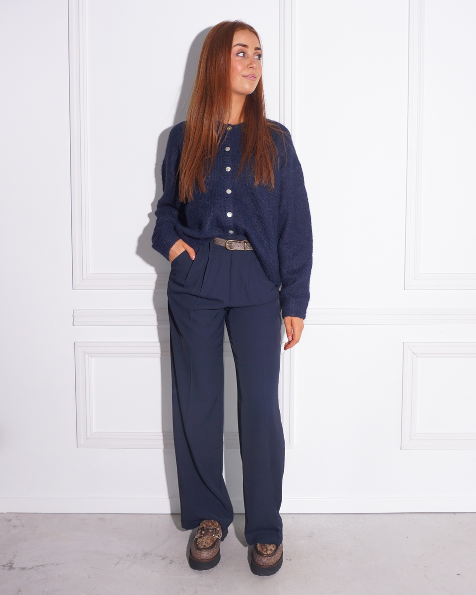 PANTALON FIONA DONKERBLAUW