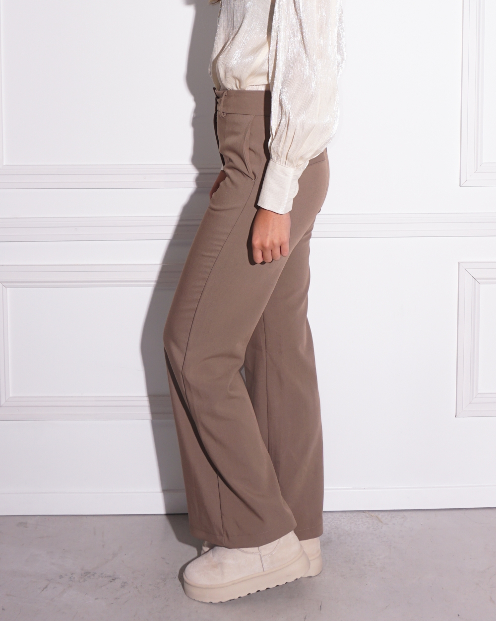 PANTALON MARIE TAUPE