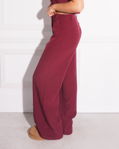 Gossip PANTALON STEEF BORDEAUX