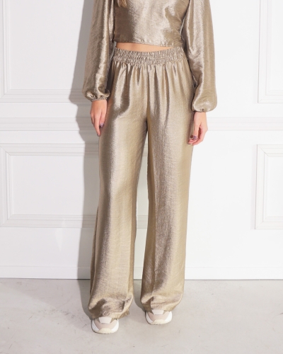My Jewellery BRONZEN WIDE LEG BROEK