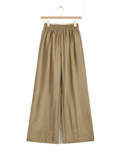 BRONZEN WIDE LEG BROEK