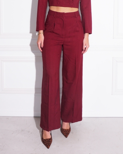 Gossip PANTALON CARMEN BORDEAUX 