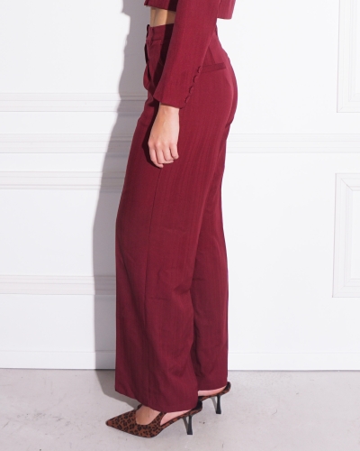 Gossip PANTALON CARMEN BORDEAUX 