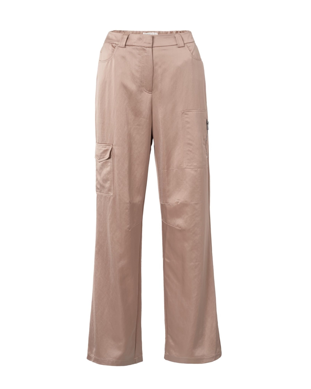 SATIN PANTS MAUVE