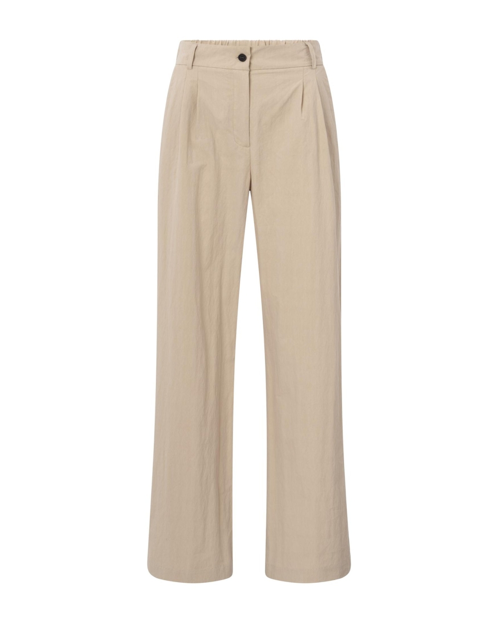 KATOENEN BROEK MET HOGE TAILLE