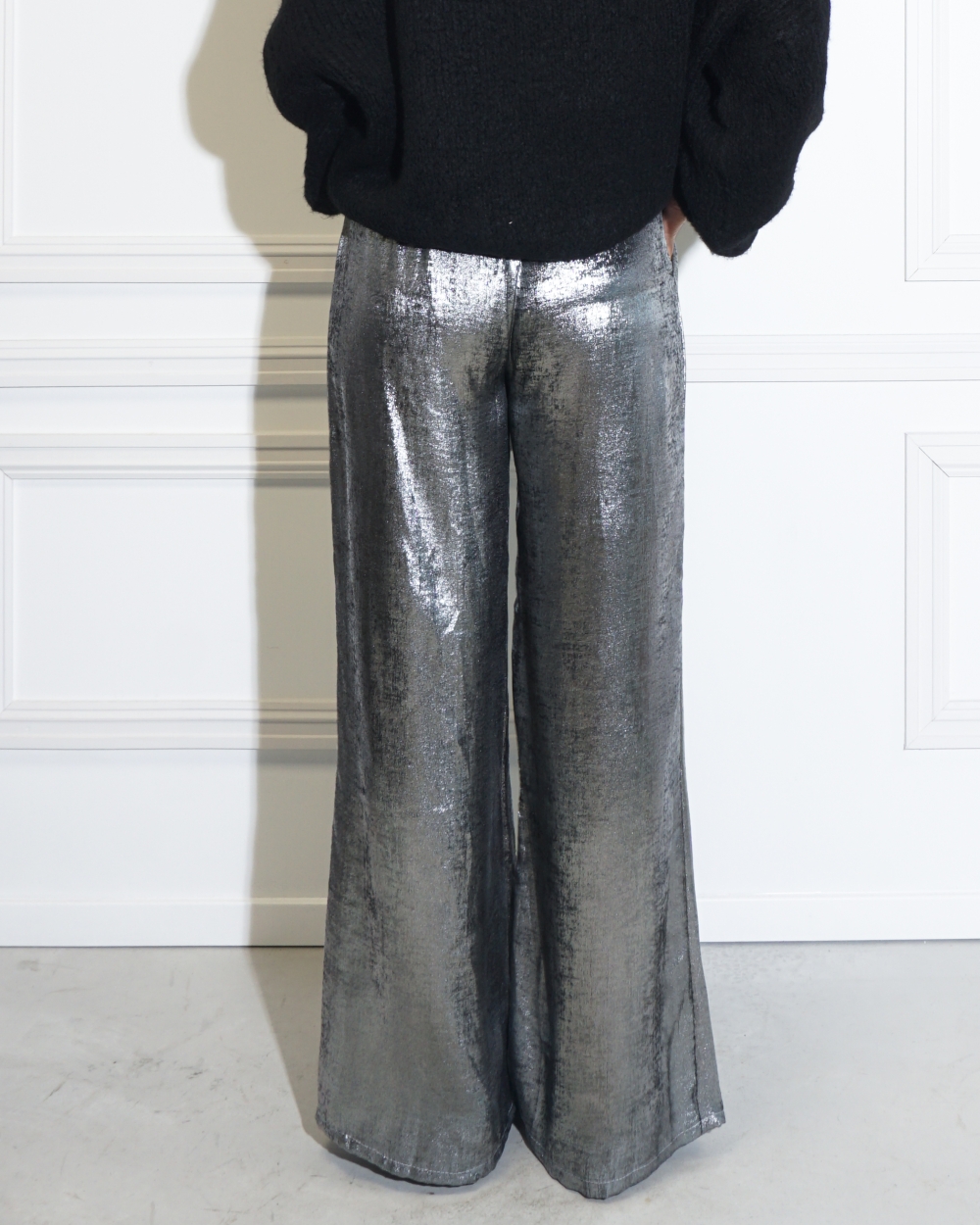 BROEK MAJA ZILVER