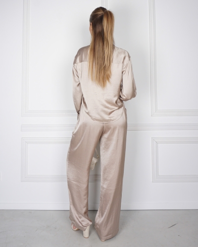 PANTS JOSEPHINE SATIN TAUPE