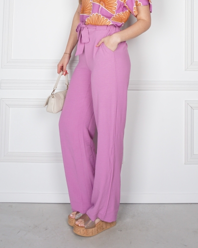 PAARSE BROEK MET CEINTUUR