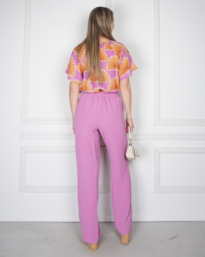 PAARSE BROEK MET CEINTUUR