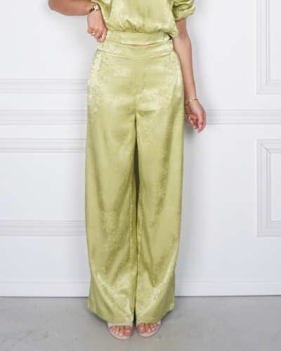 BROEK OLIVA GROEN