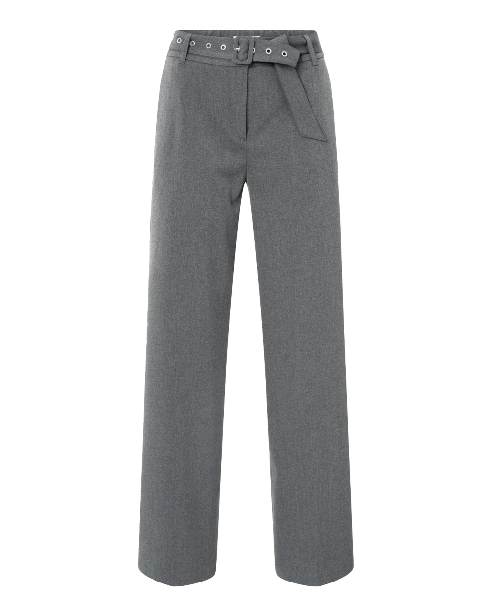 WIDE LEG PANTALON MET CEINTUUR ANTRACIET