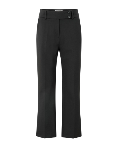 SCUBA BROEK MET SCHUINE KNOPEN ZWART