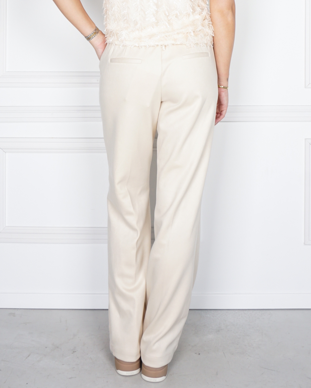 PANTALON JILL SCUBA OFF WHITE