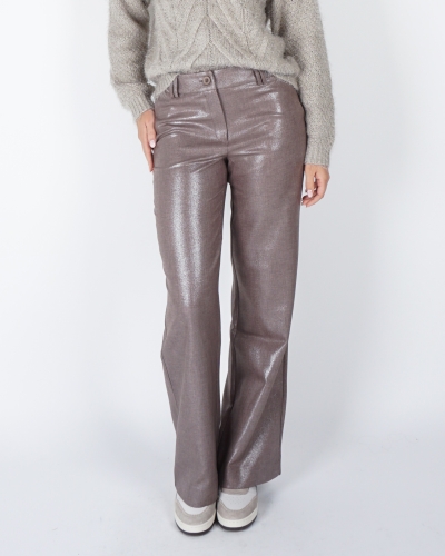 Geisha COATED JEANS TAUPE/ZILVER