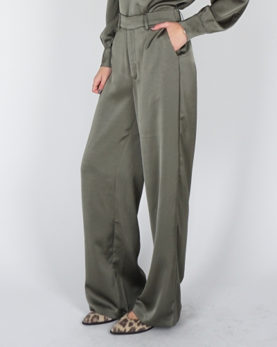 PANTALON EMMETT SATIJN ARMY