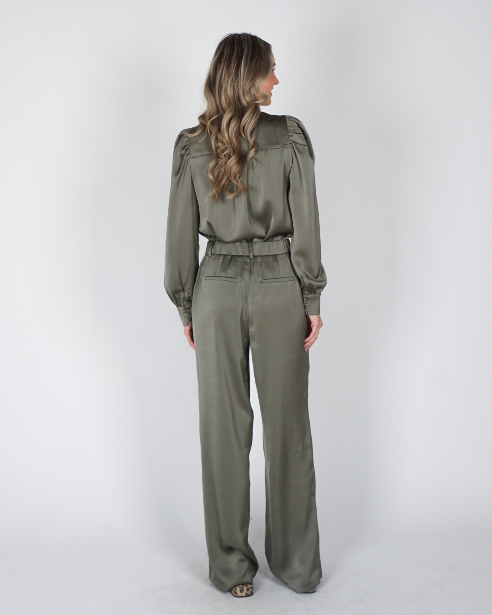 PANTALON EMMETT SATIJN ARMY