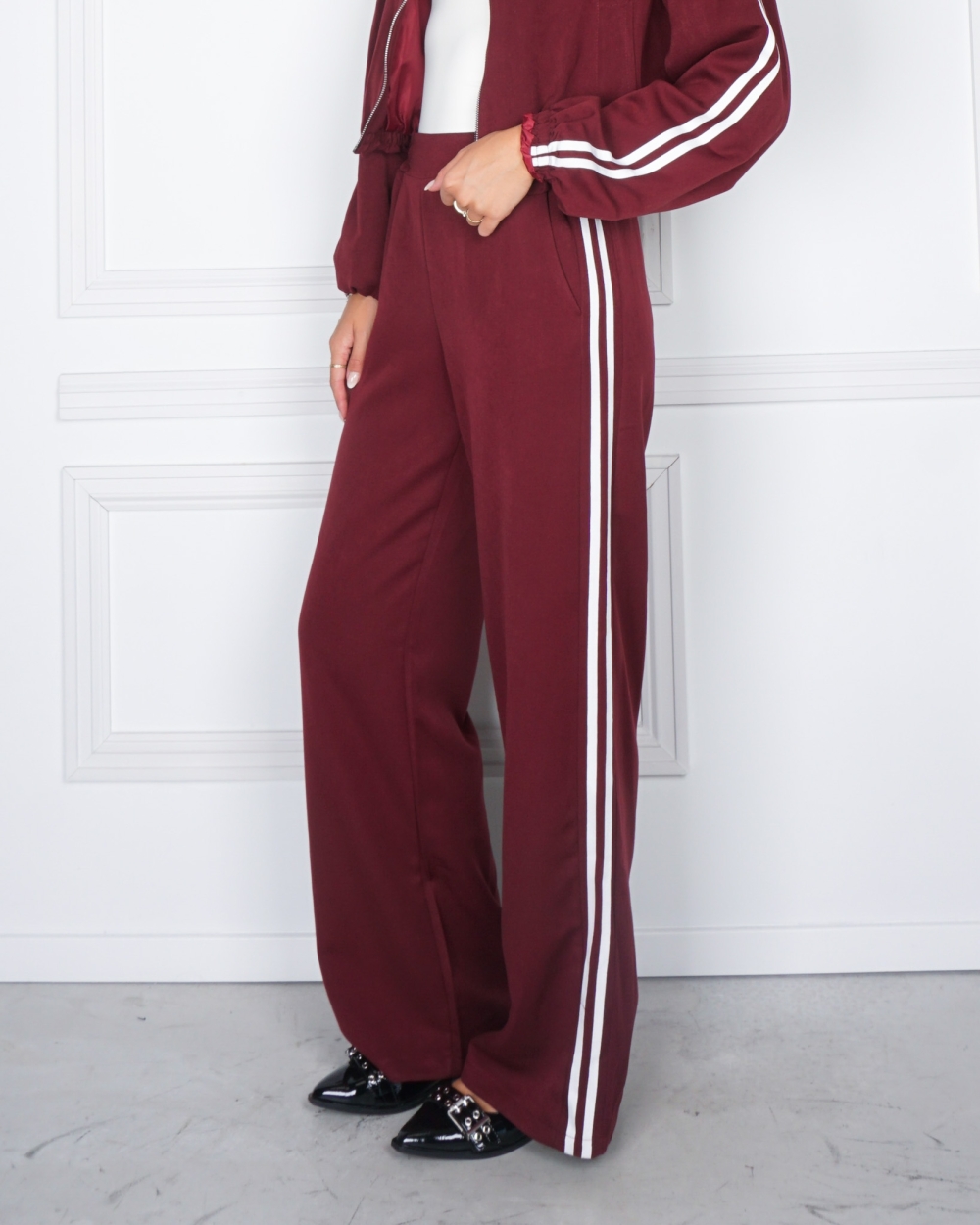PANTALON MET BIES BORDEAUX