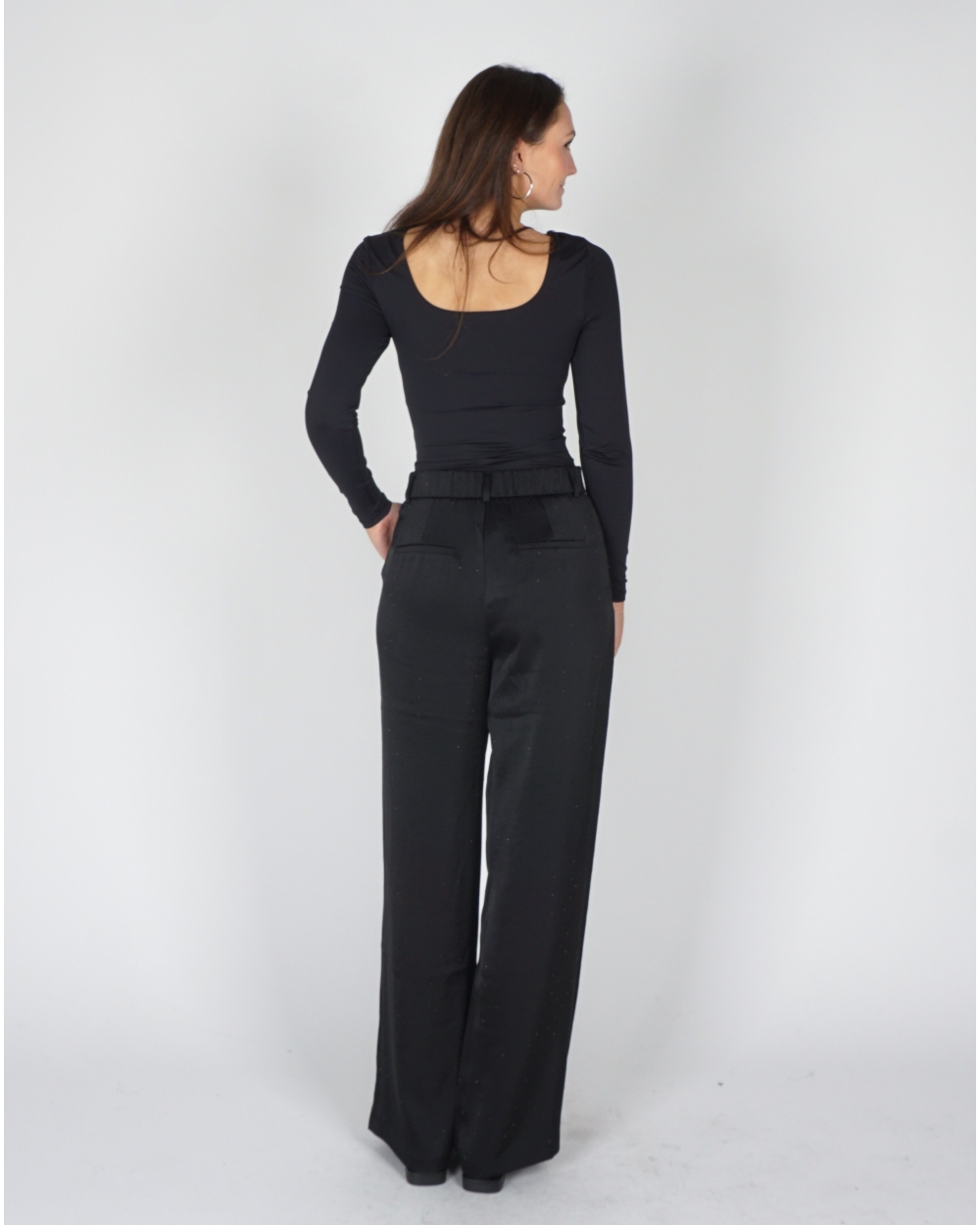 PANTALON EMMETT CRYSTAL ZWART