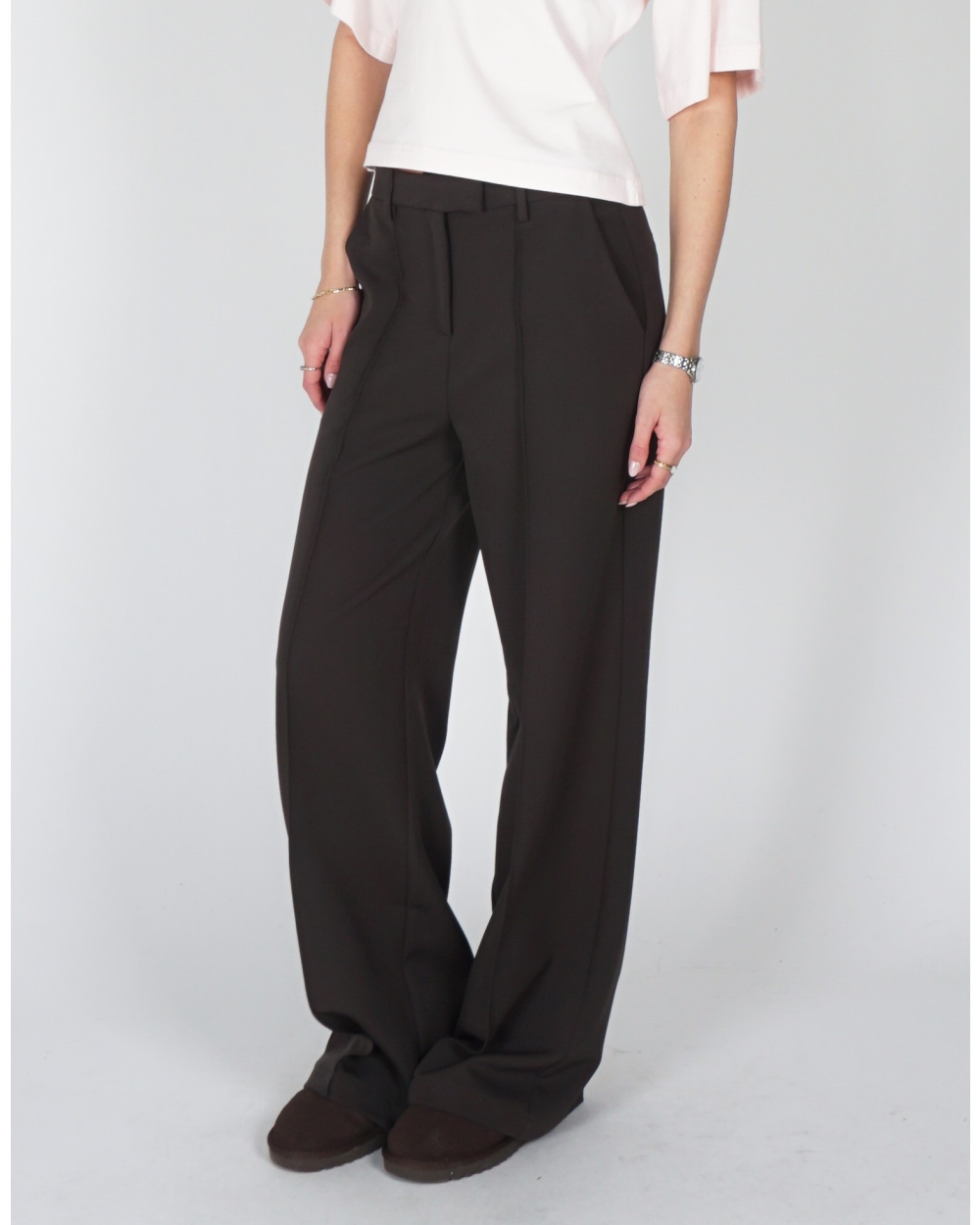 SURY SUIT PANTS DONKERBRUIN